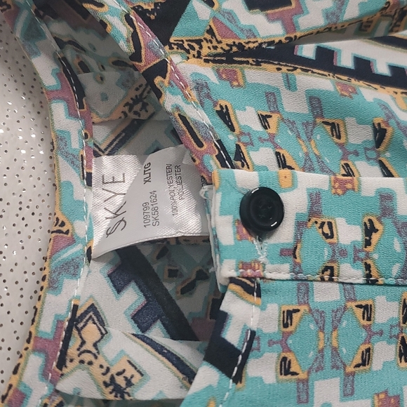 #46 SKYE Button Up Beach Dress XL - Picture 2 of 4